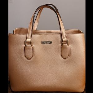 Kate Spade Rose Gold Crossbody Satchel